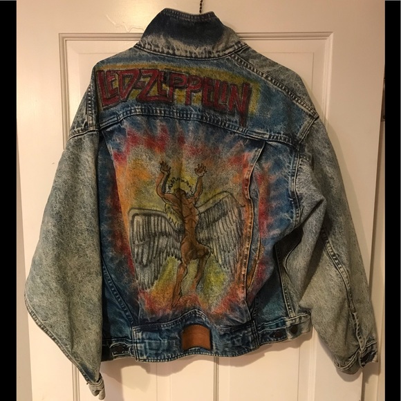 led zeppelin jean jacket